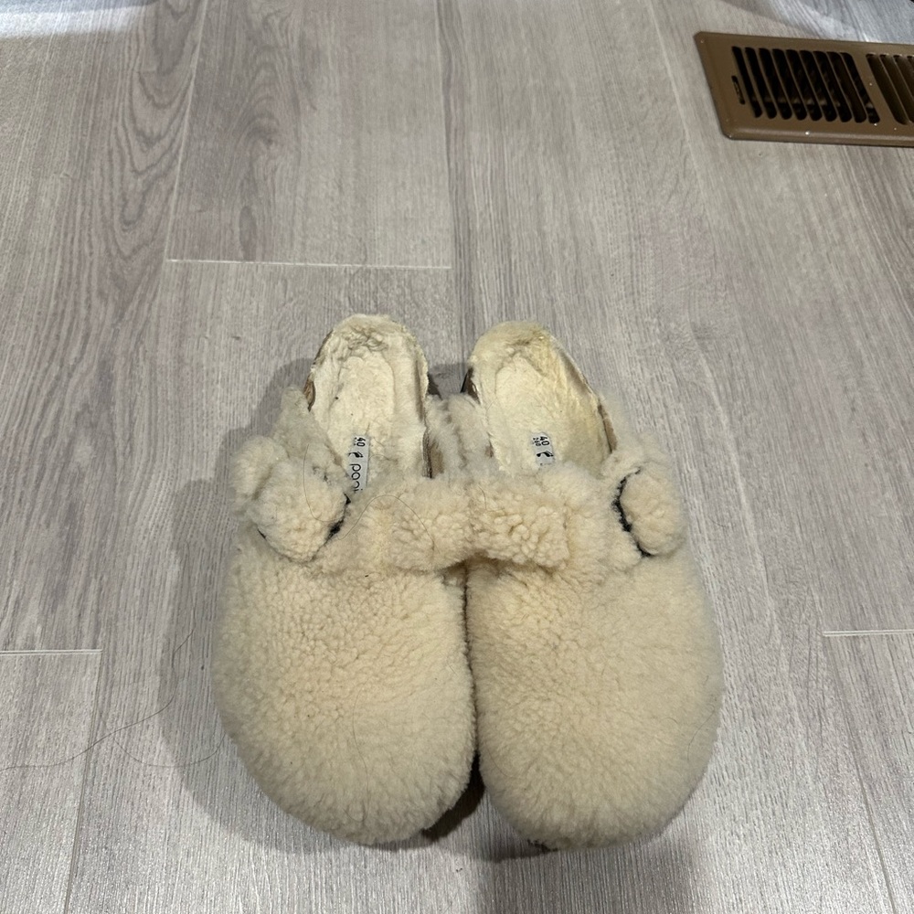 Birkenstock shearling clogs papillo clogs size 40